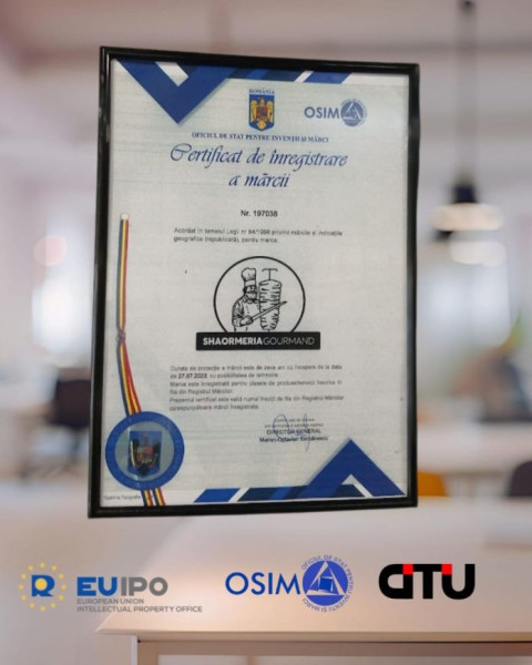 Shaormeria Gourmand a devenit marcă înregistrată cu ajutorul Cîtu Consulting SRL