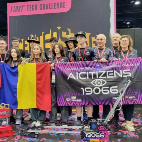 Echipa de Robotică AICitizens, Campioană Mondială în Houston, Statele Unite!