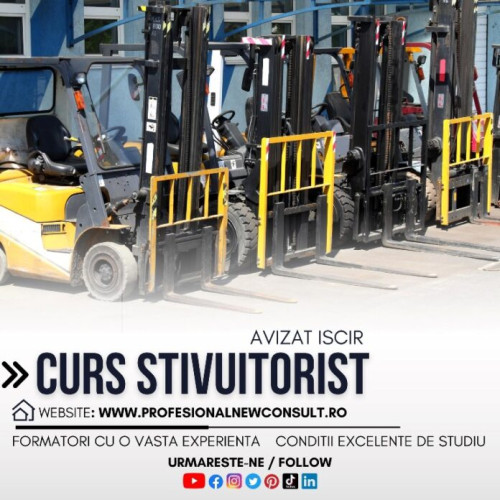 4 Locuri Disponibile pentru Cursul de Stivuitorist, Înscrie-te Acum!