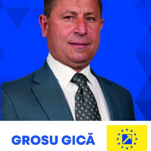 Gică Grosu, un primar liberal activ, dedicat comunității. Gică Grosu este candidatul PNL pentru un nou mandat în fruntea Primăriei Gura Caliței