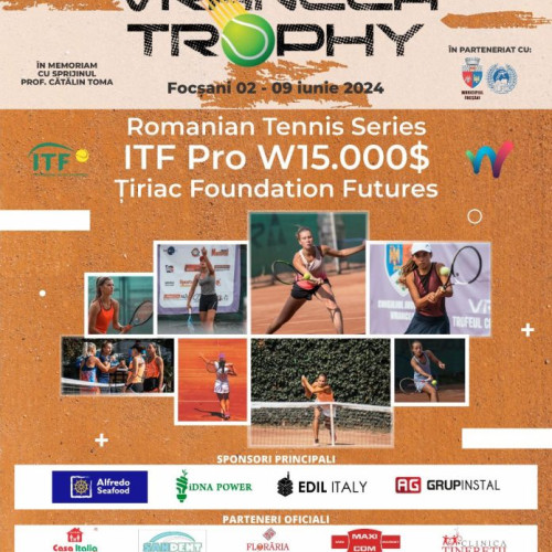 Duminică începe Turneul Internațional de Tenis ”Vrancea Trophy” / Zeci de sportive de pe întreg mapamondul sunt prezente la Focșani