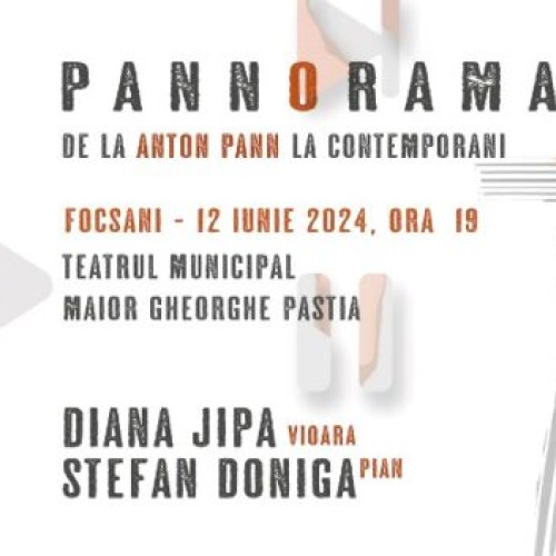 Concert cu Violonistul Diana Jipa și pianistul Ștefan Doniga la Teatrul Municipal "Pastia