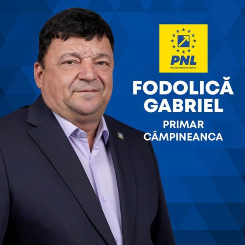 Liberalul Gabriel Fodolică, primarul de care comuna Câmpineanca are nevoie