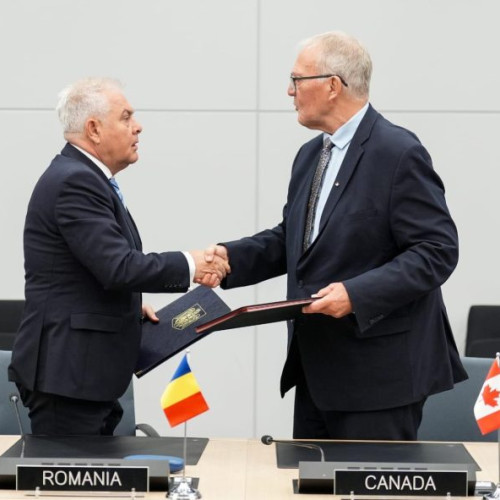 România și Canada semnează un acord de cooperare în domeniul apărării