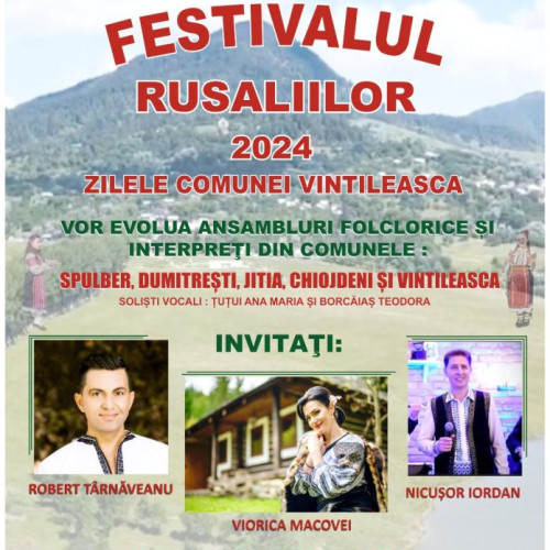 Festivalul Rusaliilor readuce tradițiile la Vintileasca