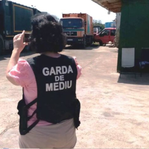 Operator de salubritate sancționat de Garda Națională de Mediu în Vrancea