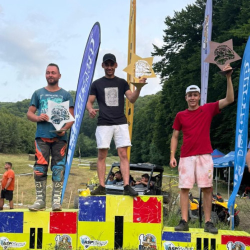 Piloții ACS Odobești au încheiat pe podium la etapa națională Enduro-Cross din Cluj