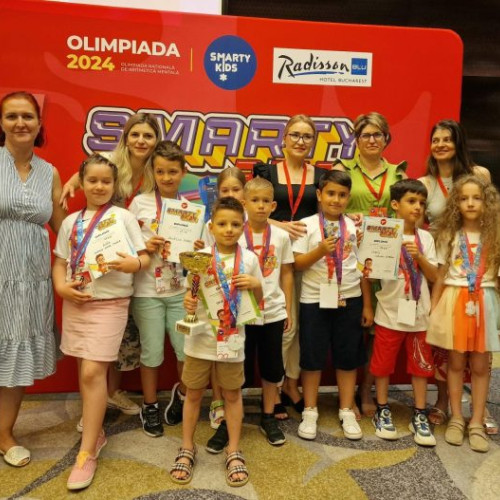 Cursanții SmartyKids Focșani au strălucit la Olimpiada Națională de Aritmetică Mentală